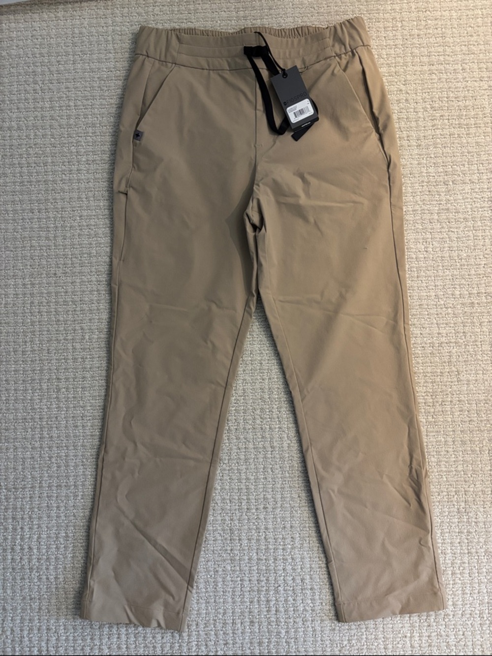 Figs Pro Men's Stretch Drawstring Trouser in Tan